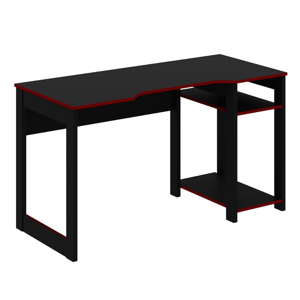 Cadeira Gamer + Mesa Para Computador ME4152 Trevalla Preta/Vermelha - 3