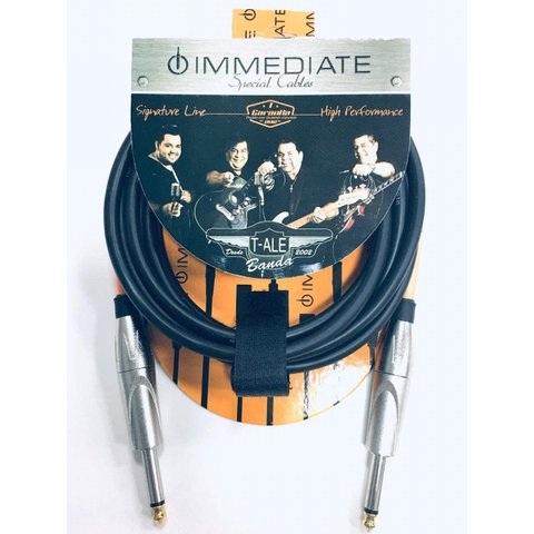 Cabo de Guitarra High Performance P10 1x0,30mm² - 5 Metros Cabos Immediate Guitarra P10