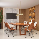 Ver imagem 2 de Cadeira de Escritório Ergonômica Giratória Fratini Kopenhagen Diretor