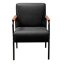 Ver imagem 3 de Poltrona Jade Cor:Veludo Preto 410