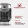 Aquecedor a Ar Mondial Termo Ceramic A-05 Portátil 1500w Preto/prata 220v - 4
