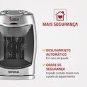 Ver imagem 4 de Aquecedor a Ar Mondial Termo Ceramic A-05 Portátil 1500w Preto/prata 220v