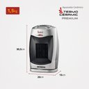 Ver imagem 6 de Aquecedor a Ar Mondial Termo Ceramic A-05 Portátil 1500w Preto/prata 220v