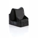 Ver imagem 1 de Porta Detergente Esponja Estilo Mármore Preto - Top Line