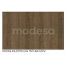 Buffet Aparador Madesa 7014 com 3 Gavetas e 2 Portas com Pés Rustic Cor:Rustic - 8