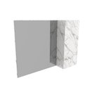 Ver imagem 2 de Espelheira para Banheiro Bn3602 Branco Cor: Mármore Branco