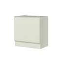 Ver imagem 3 de Balcão 02 Portas 80cm 100% MDF com Tampo Fineze Bege/Areia HP