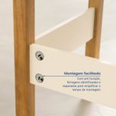 Ver imagem 7 de Penteadeira com Espelho 120 cm Ananda CabeCasa MadeiraOriginals Branco/Off-White/Mel