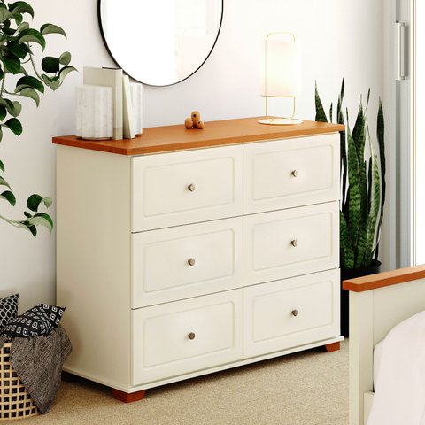 Cômoda 6 Gavetas Ananda CabeCasa MadeiraOriginals