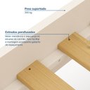 Ver mais imagens de Cama Casal Ananda CabeCasa MadeiraOriginals Branco/Off-White/Mel