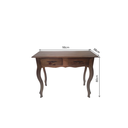 Ver imagem 3 de Aparador Florence 2 Gavetas Castanho