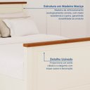 Ver imagem 5 de Cama Queen Ananda CabeCasa MadeiraOriginals Branco/Off-White/Mel
