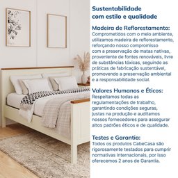 Cama Queen Ananda CabeCasa MadeiraMadeira - 8