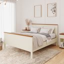 Ver imagem 1 de Cama Queen Ananda CabeCasa MadeiraOriginals Branco/Off-White/Mel