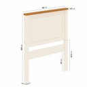 Ver imagem 3 de Cabeceira Solteiro Ananda CabeCasa MadeiraOriginals Branco