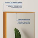 Ver imagem 6 de Espelho Decorativo Retangular 120x61cm Ananda CabeCasa MadeiraOriginals