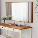 Ver imagem 2 de Espelho Decorativo Retangular 120x61cm Ananda CabeCasa MadeiraOriginals