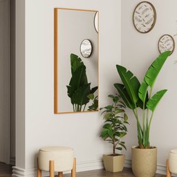 Espelho Decorativo Retangular 120x61cm Ananda CabeCasa MadeiraMadeira - 1