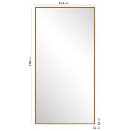 Espelho Decorativo Retangular 120x61cm Ananda CabeCasa MadeiraMadeira - 3