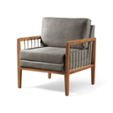 Ver imagem 2 de Poltrona Decorativa Gael Madeira Maciça