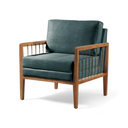 Ver imagem 2 de Poltrona Decorativa Gael Madeira Maciça