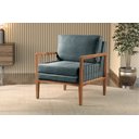 Ver imagem 5 de Poltrona Decorativa Gael Madeira Maciça