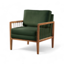 Ver imagem 2 de Poltrona Decorativa Gael Madeira Maciça