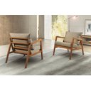 Ver imagem 1 de Poltrona Decorativa Madeira Maciça Bia Luxo