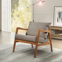 Ver imagem 7 de Poltrona Decorativa Madeira Maciça Bia Luxo