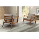 Ver imagem 1 de Poltrona Decorativa Madeira Maciça Bia Luxo