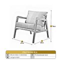 Ver imagem 3 de Poltrona Decorativa Madeira Maciça Bia Luxo