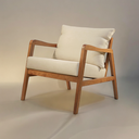 Ver imagem 5 de Poltrona Decorativa Madeira Maciça Bia Luxo