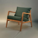 Ver imagem 5 de Poltrona Decorativa Madeira Maciça Bia Luxo