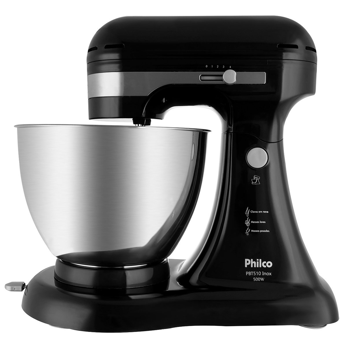 Batedeira Philco 5l Pbt510 Inox 500w - Potência e Estilo para Suas Receitas