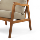 Ver imagem 4 de Poltrona Decorativa Madeira Maciça Bia Luxo