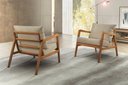 Ver imagem 1 de Poltrona Decorativa Madeira Maciça Bia Luxo Branco Off White