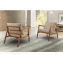 Ver imagem 1 de Poltrona Decorativa Madeira Maciça Bia Luxo