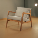 Ver imagem 6 de Poltrona Decorativa Madeira Maciça Bia Luxo Branco Off White