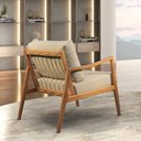 Ver imagem 7 de Poltrona Madeira Maciça Giulia Luxo