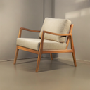 Ver mais imagens de Poltrona Madeira Maciça Giulia Luxo