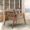 Ver imagem 7 de Poltrona Madeira Maciça Giulia Luxo