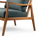 Ver imagem 4 de Poltrona Madeira Maciça Giulia Luxo