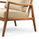 Ver imagem 4 de Poltrona Madeira Maciça Giulia Luxo