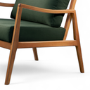 Ver imagem 4 de Poltrona Madeira Maciça Giulia Luxo