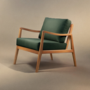 Ver imagem 5 de Poltrona Madeira Maciça Giulia Luxo