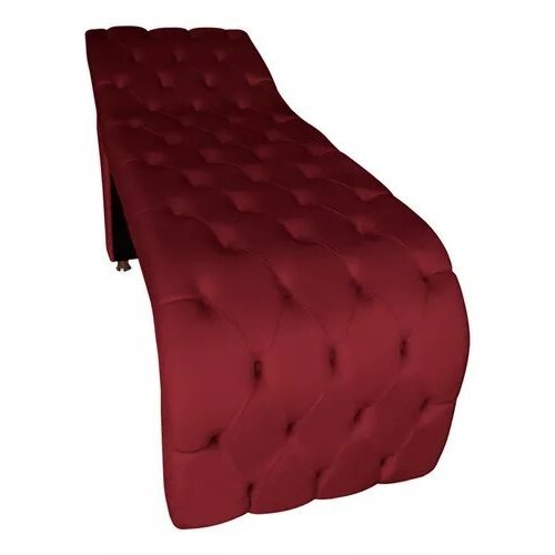 Maca Para Estética e Massagem Capitonê Atena Veludo Vermelho