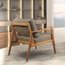 Ver imagem 7 de Poltrona Madeira Maciça Giulia Luxo