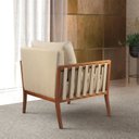 Ver imagem 7 de Poltrona Decorativa Madeira Maciça Helena