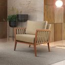 Ver imagem 6 de Poltrona Decorativa Madeira Maciça Helena