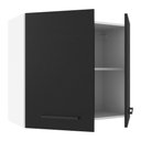 Ver imagem 5 de Armário de Cozinha Aéreo 70 cm 2 Portas Branco/Preto Agata Madesa